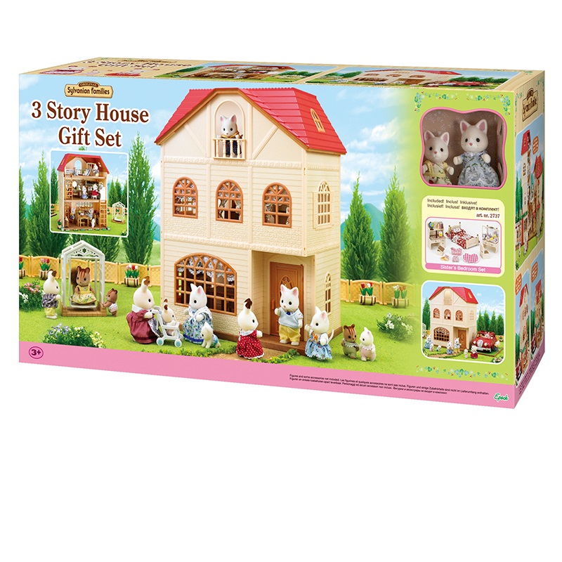 Sylvanian Families 3 Story House Gift Set A