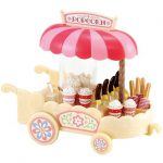 Sylvanian Families Popcorn cart / ซิลวาเนียน แฟมิลี่ รถขายป๊อปคอร์น