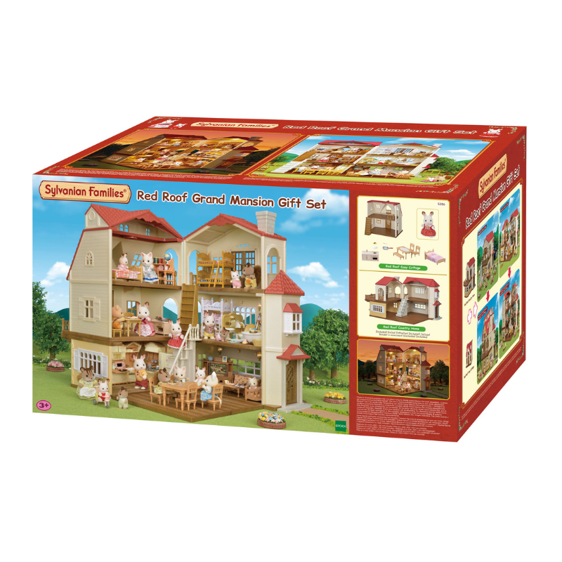 Sylvanian Families Red Roof Grand Mansion Gift Set A A KIDZ KITZ