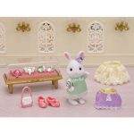 Sylvanian Fashion Play Set -Jewels & Gems Collection/ ซิลวาเนียน แฟมิลี่ แฟชั่นเพลย์เซ็ต ไวท์แรบบิทและเครื่องประดับ