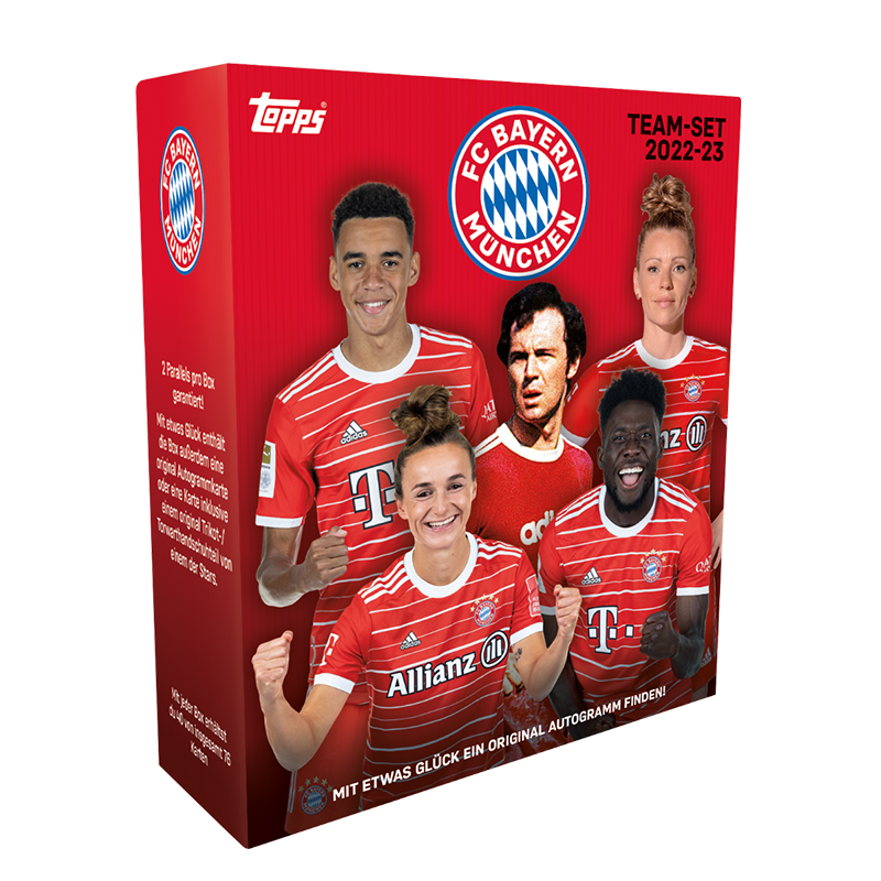FC Bayern Munchen Team Set 2022/23 [1 Box: 8 packets each