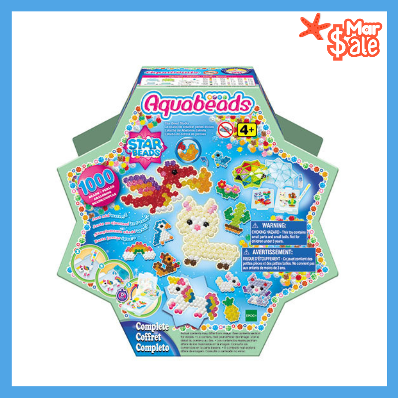 kidkai.ลูกปัดสเปรย์น้ำ-อควาบีท-สตาร์บีทสตูดิโอ-Aquabeads-Star-Bead-Studio-ชุดพร้อมเล่น ลูกปัดสเปรย์น้ำ อควาบีท ชุดพร้อมเล่นรุ่นสตาร์บีท / Aquabeads Star Bead Studio (ชุดพร้อมเล่น) - Image 1