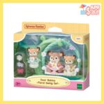 Sylvanian Families Deer Babies -Floral Swing Set- / ซิลวาเนียน แฟมิลี่ ชุดเบบี้กวาง และชิงช้าดอกไม้