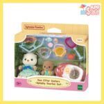 Sylvanian Families  Sea Otter Sisters-Splashy Snorkel Set- / ซิลวาเนียน แฟมิลี่ ชุดพี่น้องนากทะเล และของเล่นชายหาด