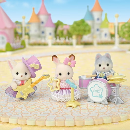 kid&kai.Sylvanian Families Baby Starry Concert Set ซิลวาเนียน แฟมิลี่ เบบี้ สตาร์รี คอนเสิร์ต เซ็ต (2)
