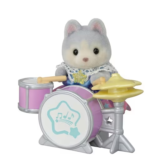 kid&kai.Sylvanian Families Baby Starry Concert Set ซิลวาเนียน แฟมิลี่ เบบี้ สตาร์รี คอนเสิร์ต เซ็ต (5)