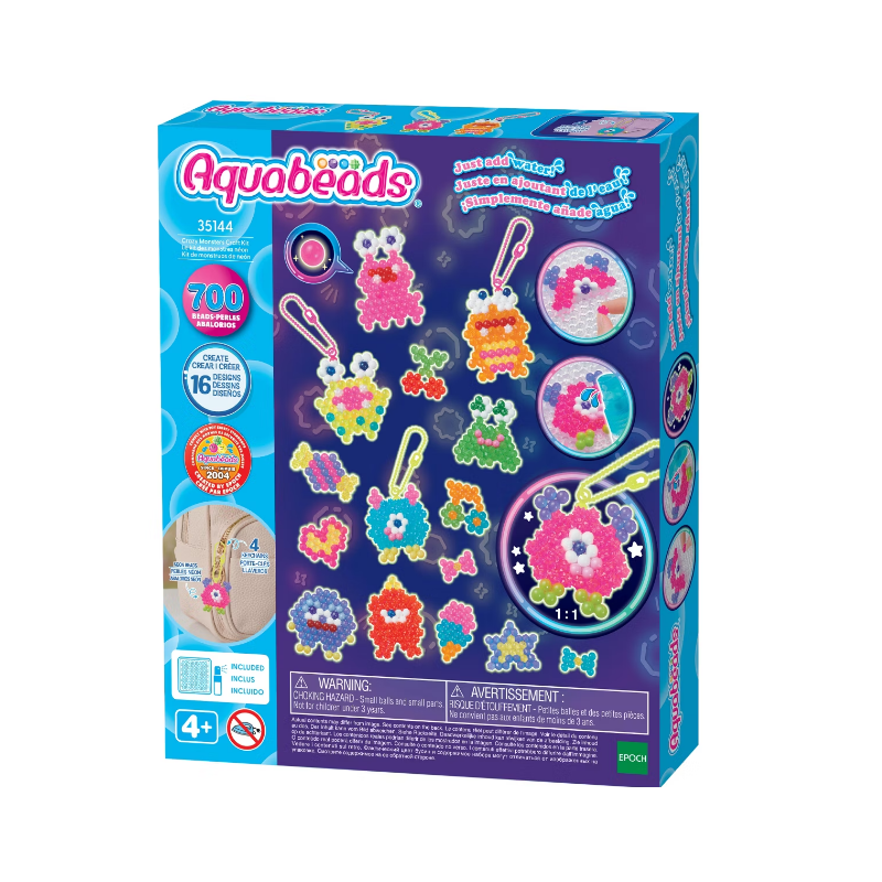 kid&kai.Aquabeads.Crazy Monsters Craft Kit