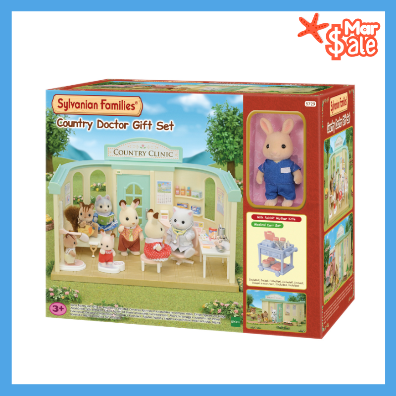 kidkai.Sylvanian-Families-Country-Doctor-Gift-Set Sylvanian Families Country Doctor Gift Set / ซิลวาเนียน แฟมิลี่ คลีนิคคุณหมอ กิ๊ฟเซ็ท - Image 1