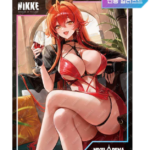 NIKKE NivelArena Sleeve Red Hood - Nonsense Red/ซองใส่การ์ด NivelArena ลาย หมวกแดง - สีแดงแรงฤทธิ์