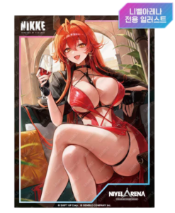 NIKKE NivelArena Sleeve Red Hood - Nonsense Red/ซองใส่การ์ด NivelArena ลาย หมวกแดง - สีแดงแรงฤทธิ์ 1