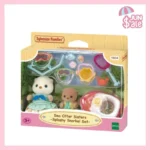 Sylvanian Families  Sea Otter Sisters-Splashy Snorkel Set- / ซิลวาเนียน แฟมิลี่ ชุดพี่น้องนากทะเล และของเล่นชายหาด