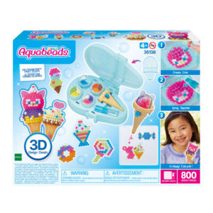 ลูกปัดสเปรย์น้ำ อควาบีท ปาร์ตี้ไอศกรีม คราฟต์สตูดิโอ / Aquabeads Ice Cream Party Craft Studio (ชุดพร้อมเล่น) 1